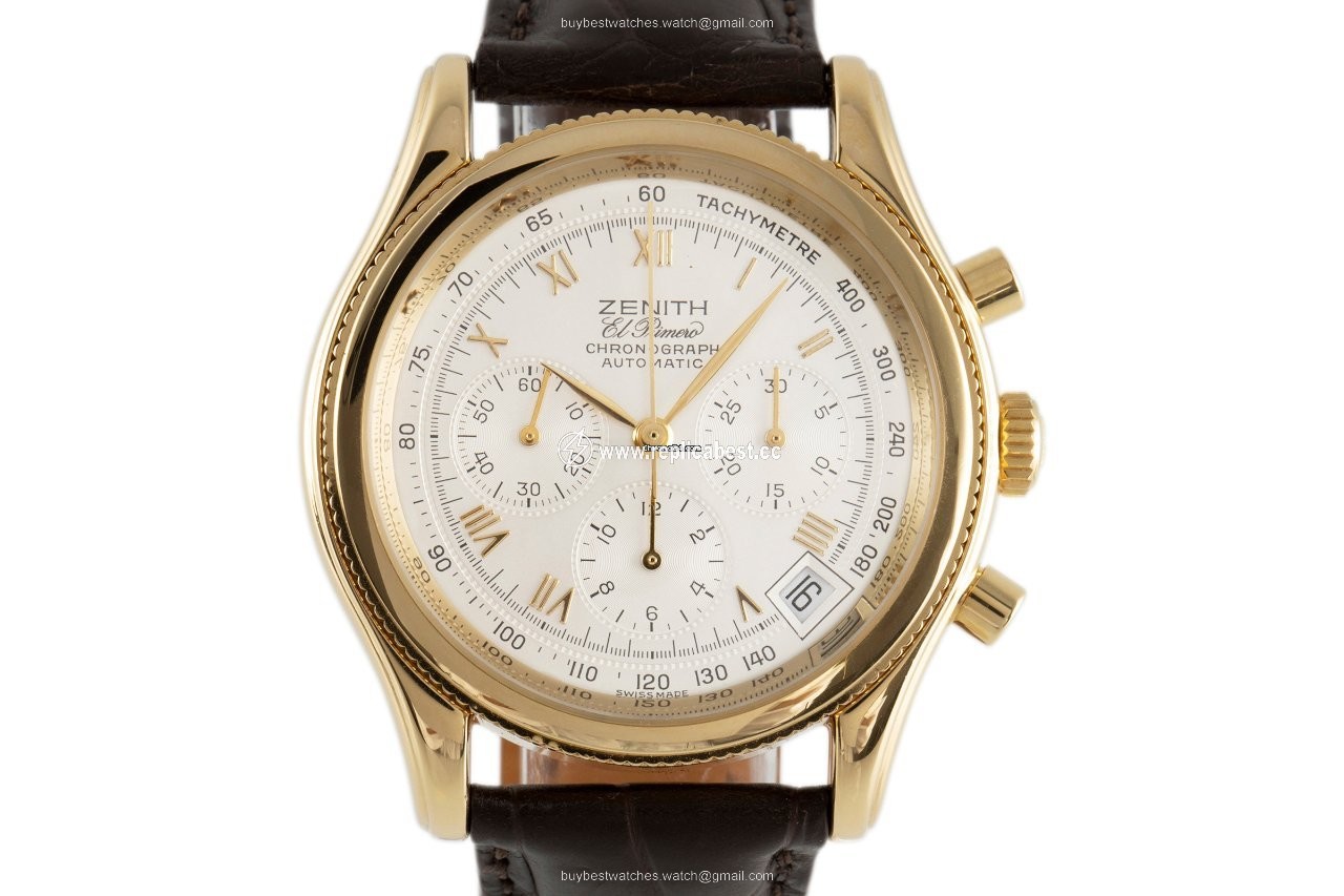 Zenith El Primero Chronograph Mens watch Unisex Automatic Yellow gold 06-0210-400
