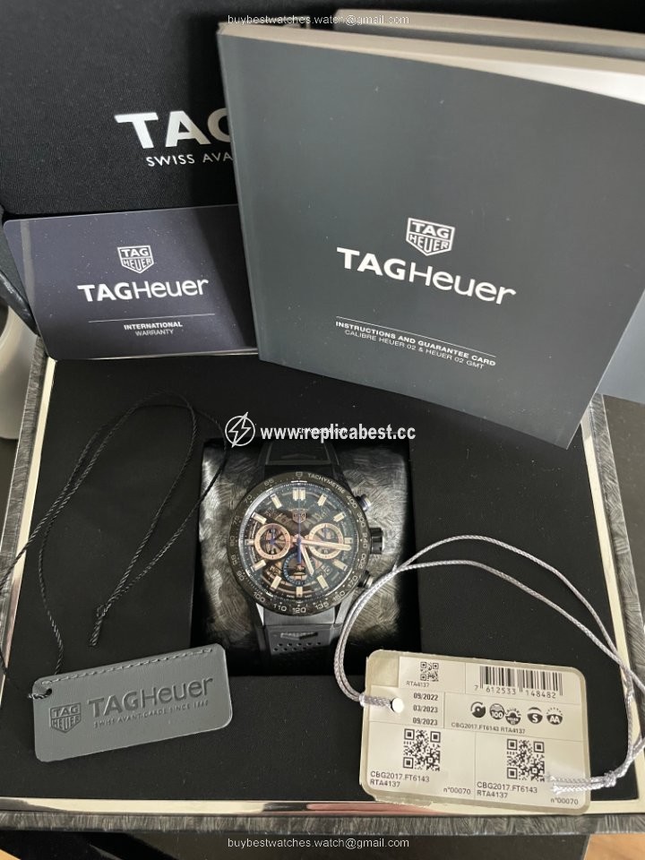 TAG Heuer Carrera Mens watch Unisex Automatic Carbon CBG2017.FT6143