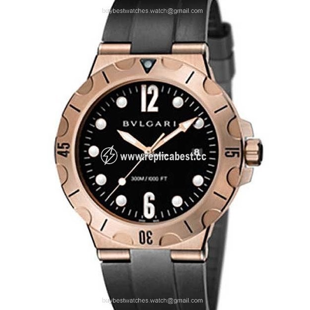 Bulgari Diagono Mens watch Unisex Automatic Rose gold 102326 DPP41BGVSD