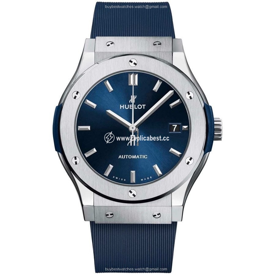 Hublot Classic Fusion Blue Mens watch Unisex Automatic Titanium 511.NX.7170.RX