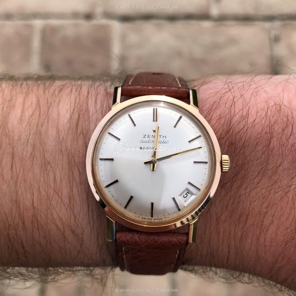 Zenith Mens watch Unisex Automatic Gold Steel 658AO84