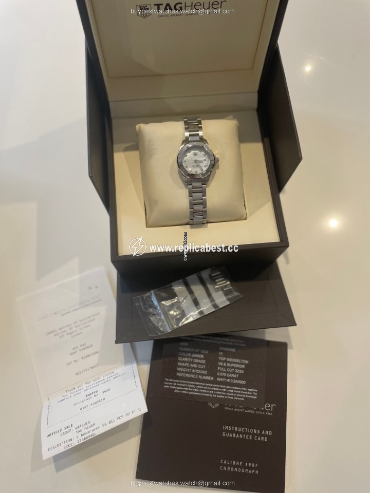 TAG Heuer Aquaracer Lady Quartz Steel WAF141G