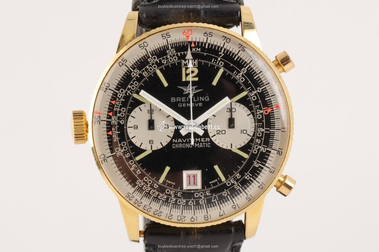 Breitling Chrono-Matic Mens watch Unisex Automatic Yellow gold 8806