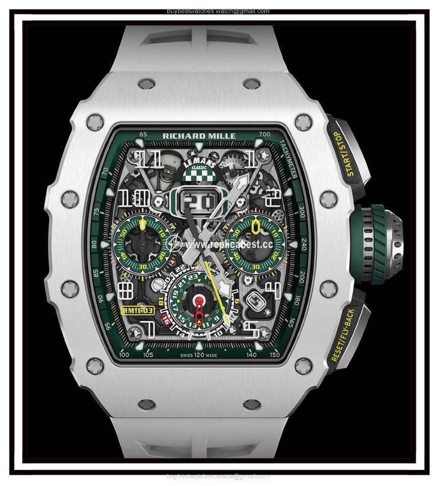 Richard Mille Mens watch Unisex Automatic Ceramic Richard Mille 11-03 LeMans Edition