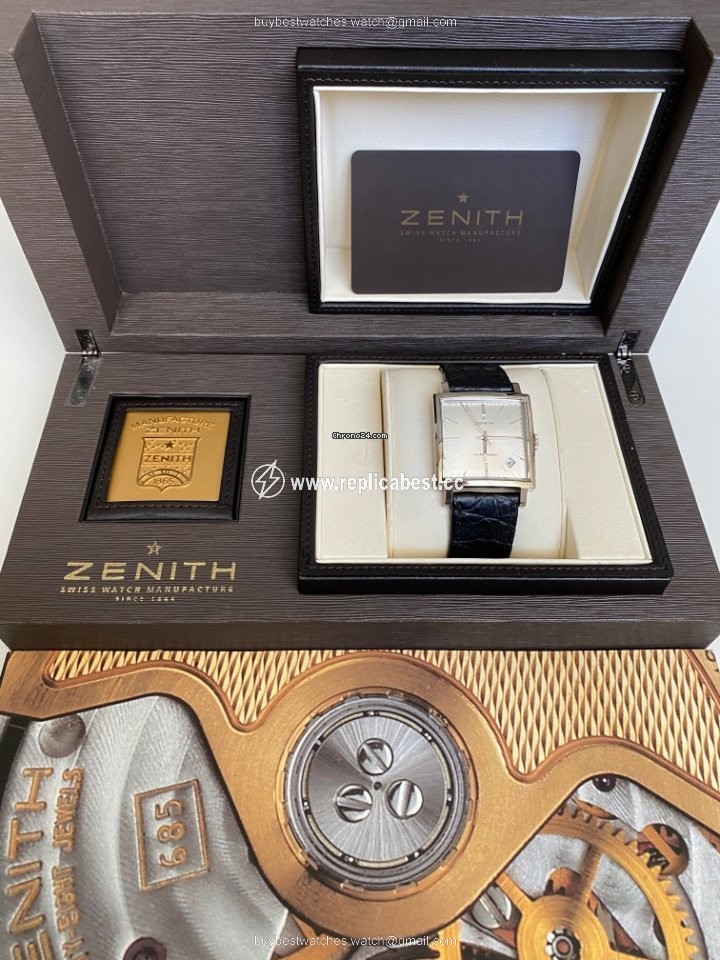Zenith New Vintage 1965 Mens watch Unisex Automatic White gold 65.1965.670
