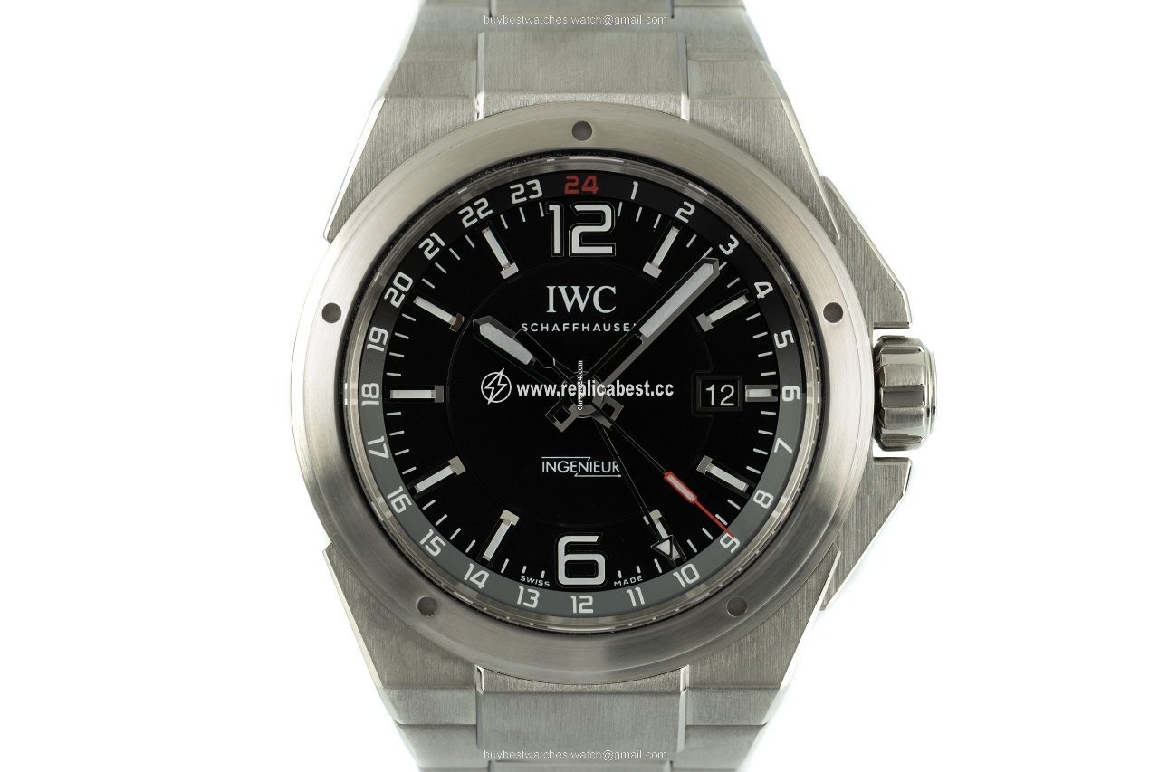 IWC Ingenieur Dual Time Mens watch Unisex Automatic Steel IW324402