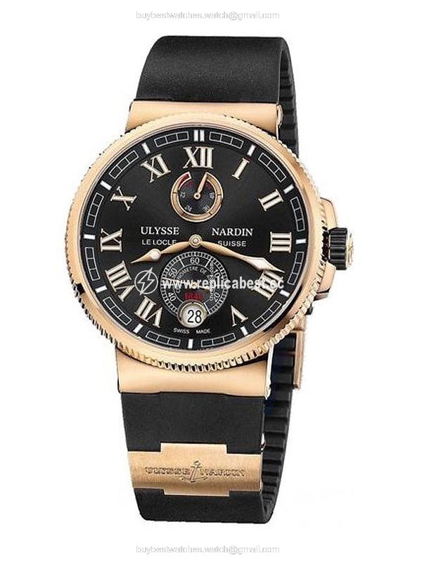 Ulysse Nardin Marine Chronometer Manufacture Mens watch Unisex Automatic Rose gold 1186-126