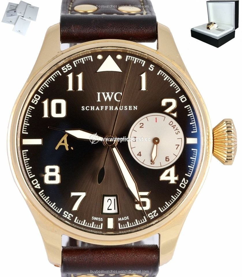 IWC Big Pilot Mens watch Unisex Automatic Rose gold IW500421