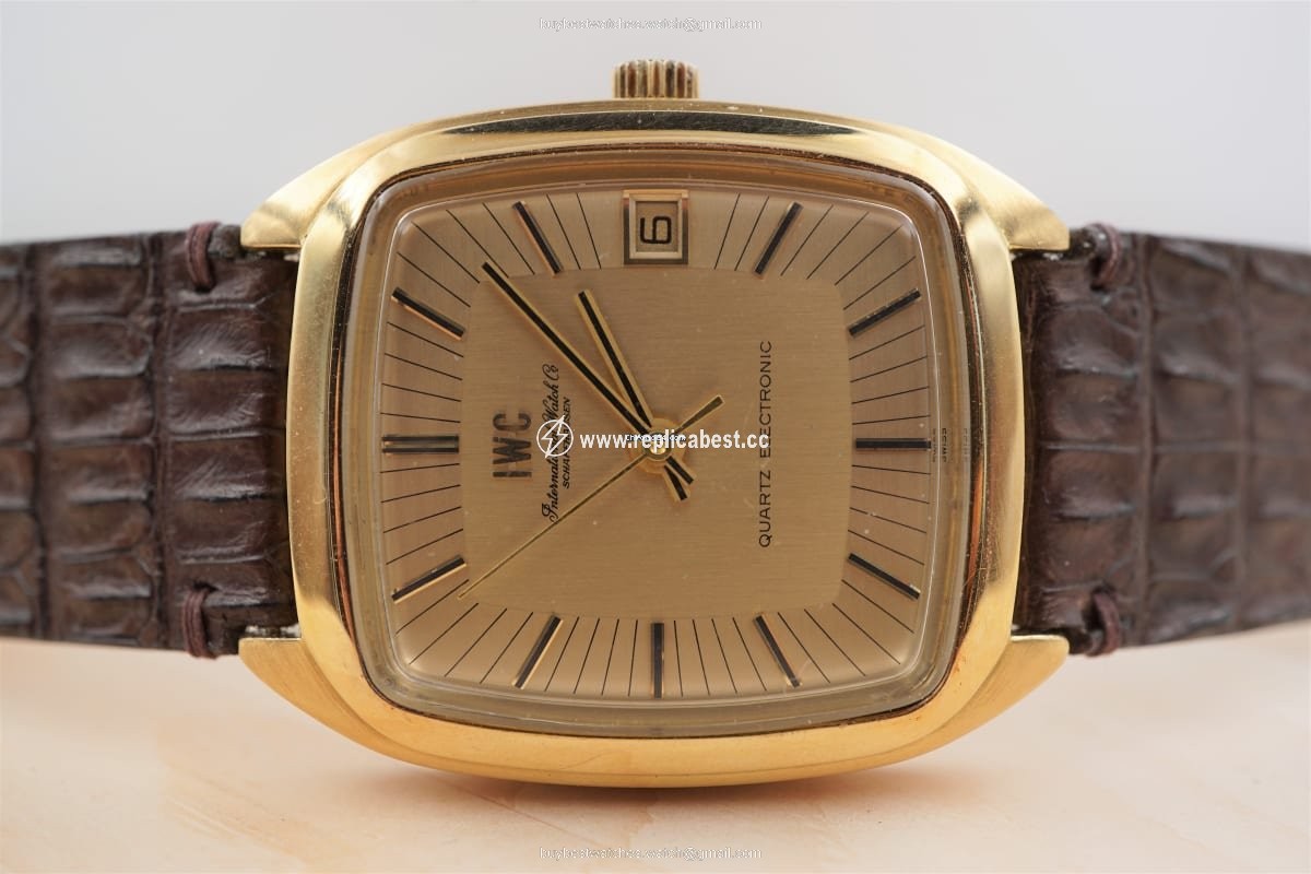IWC Mens watch Unisex Quartz Yellow gold 3203