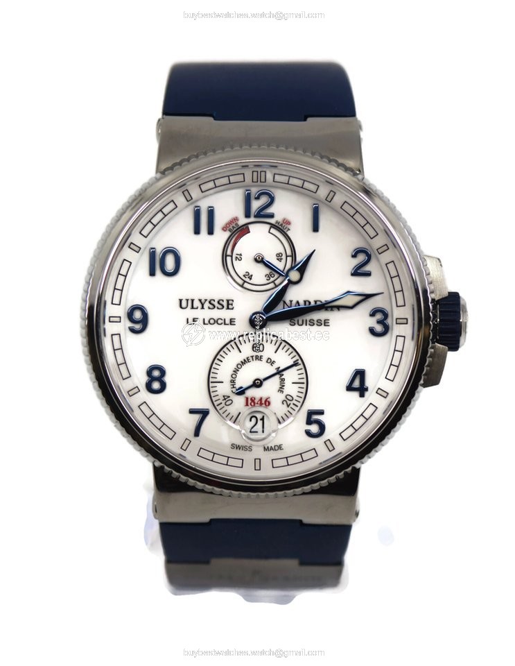 Ulysse Nardin Marine Chronometer Manufacture Mens watch Unisex Automatic Steel 1183-126-3 40