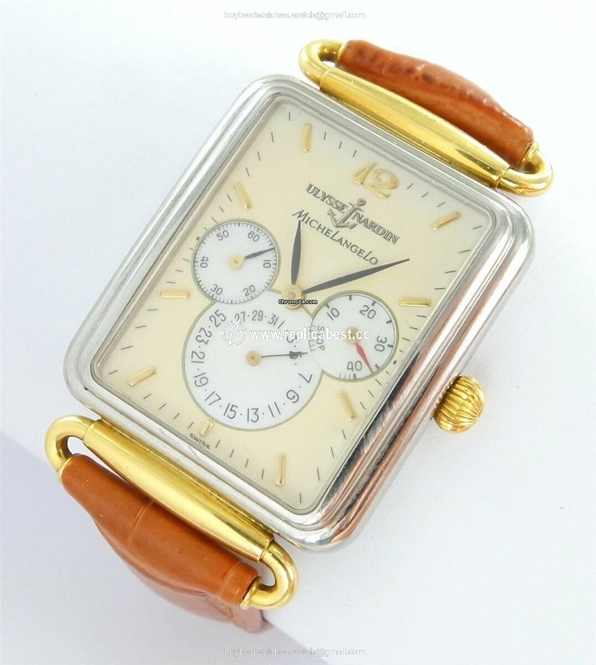 Ulysse Nardin Michelangelo Automatic Gold Steel 174-44