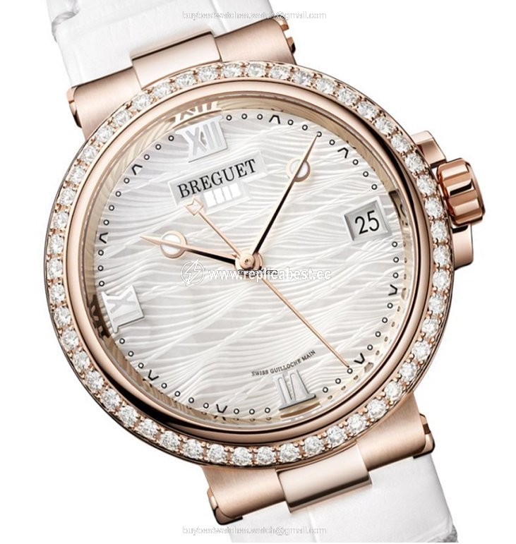 Breguet Marine Womens watch Automatic Rose gold 9518BR 52 984 D000
