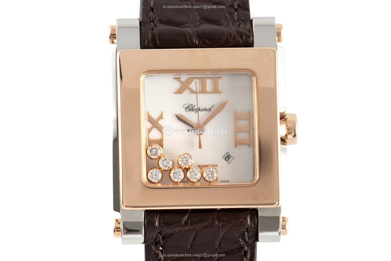Chopard Happy Sport Womens watch Quartz Gold Steel 278497-9001