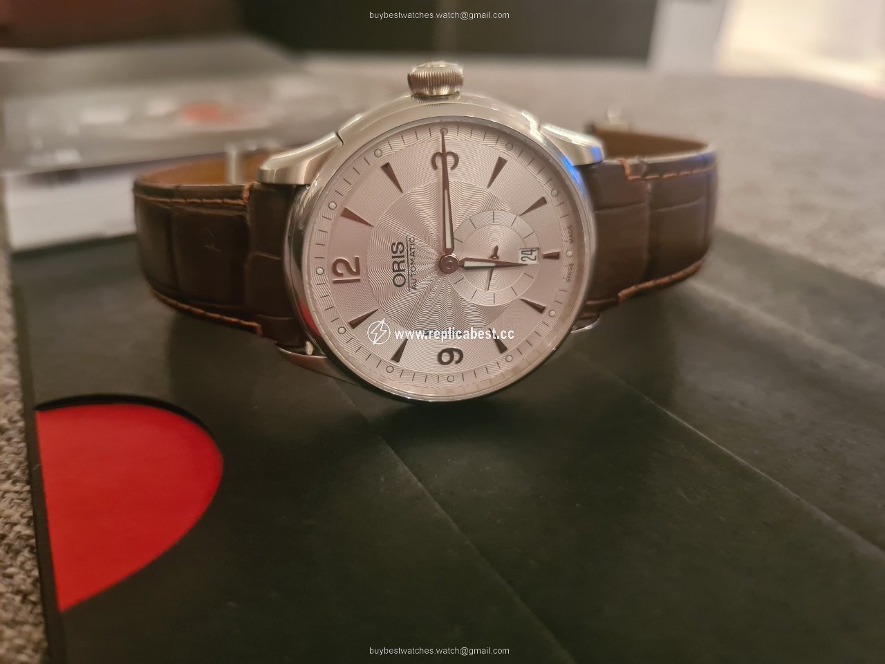 Oris Artelier Small Second Mens watch Unisex Automatic Steel 01 396 7580 4051-07 5 21 05