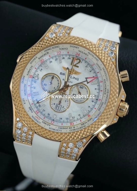 Breitling Bentley GMT Mens watch Unisex Automatic Rose gold R47362