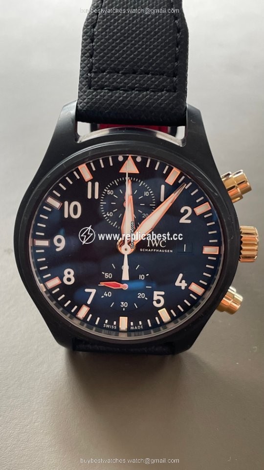 IWC Pilot Chronograph Top Gun Mens watch Unisex Automatic Ceramic IW389003