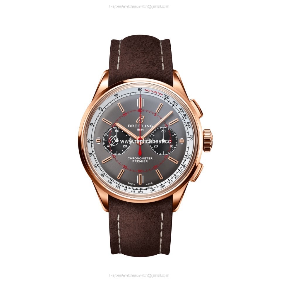 Breitling Mens watch Unisex Automatic Red gold RB0118A31B1X1
