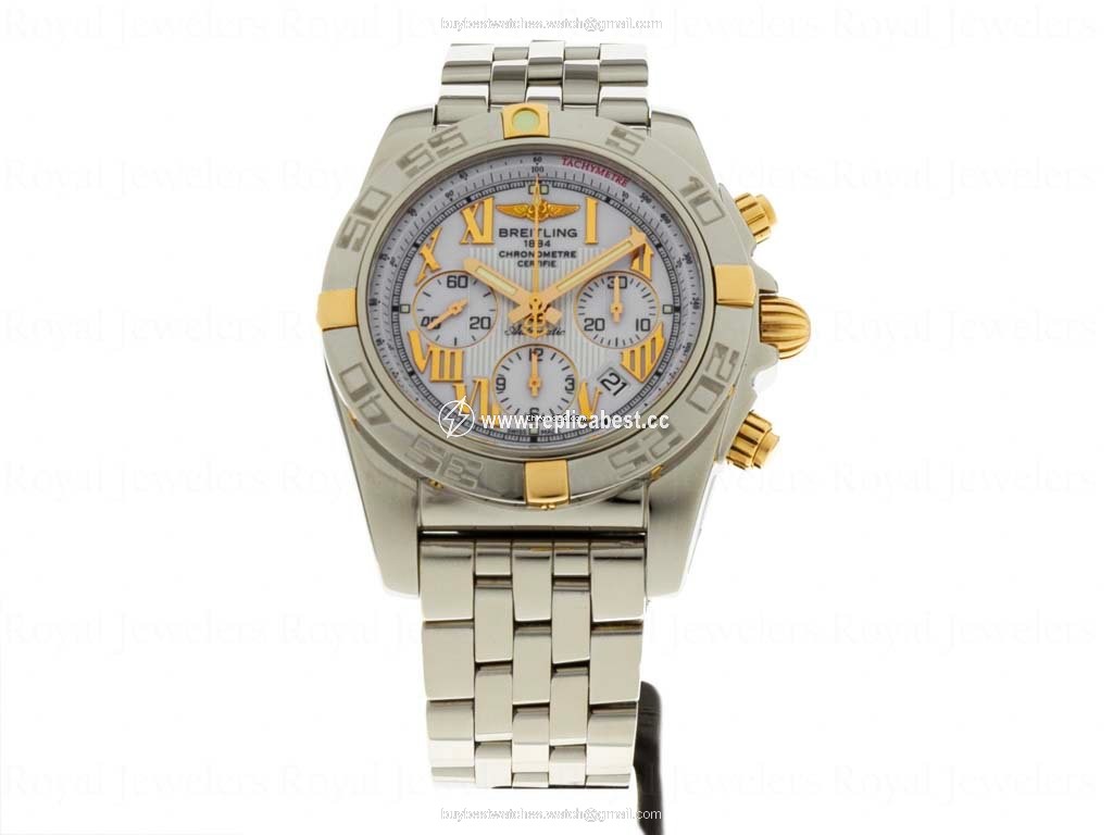 Breitling Chronomat 44 Gold Steel IB011012 A692