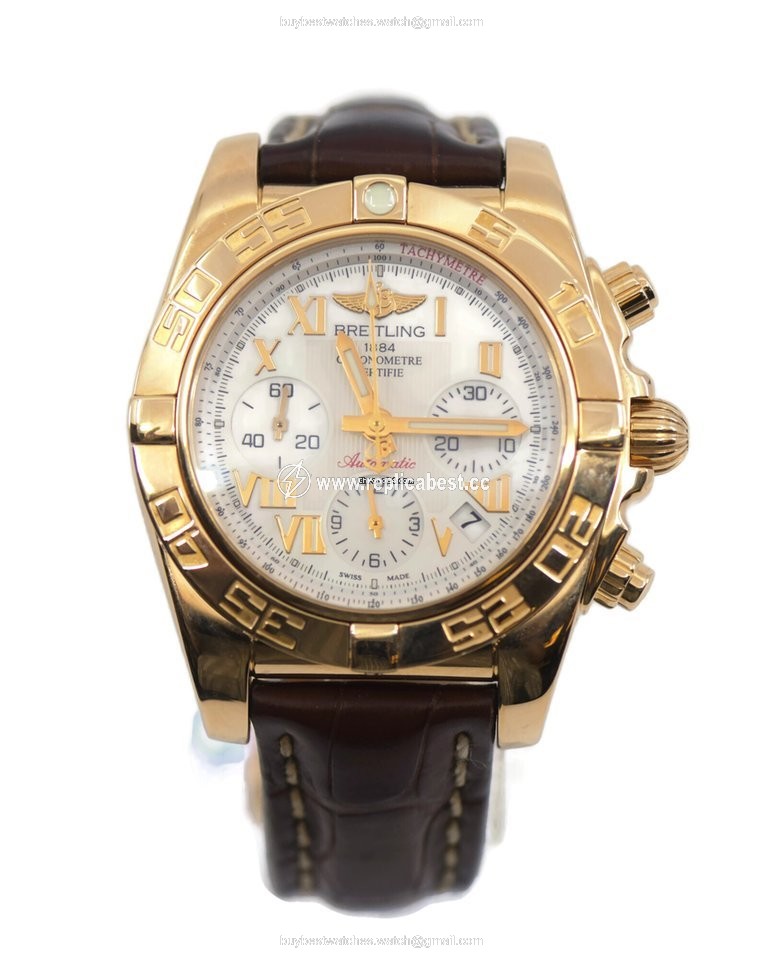 Breitling Chronomat 41 Mens watch Unisex Automatic Rose gold HB0140