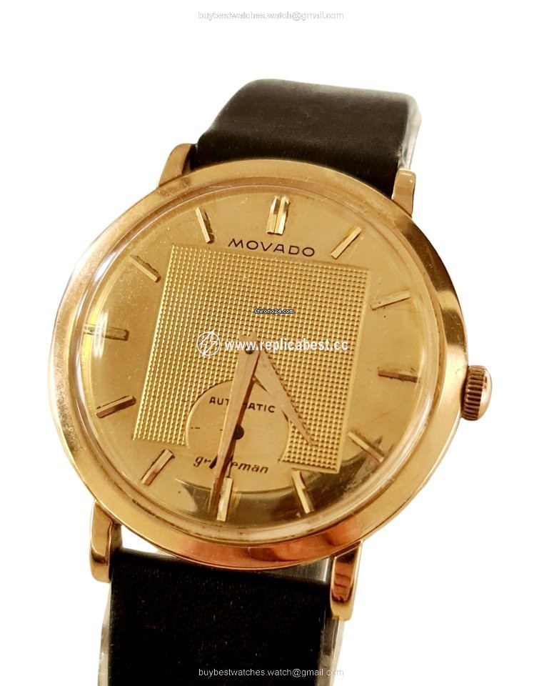 Movado Mens watch Unisex Automatic Rose gold R8483