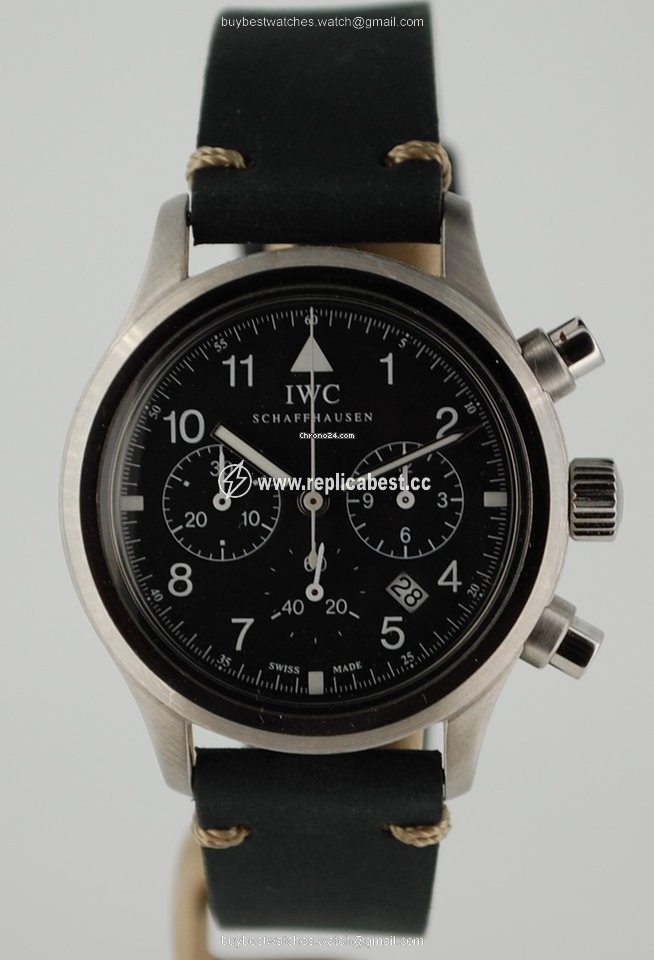 IWC Pilot Chronograph Mens watch Unisex Quartz Steel IW3740
