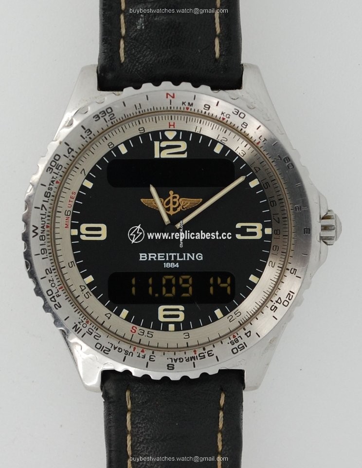 Breitling Chronospace Mens watch Unisex Quartz Steel A56011