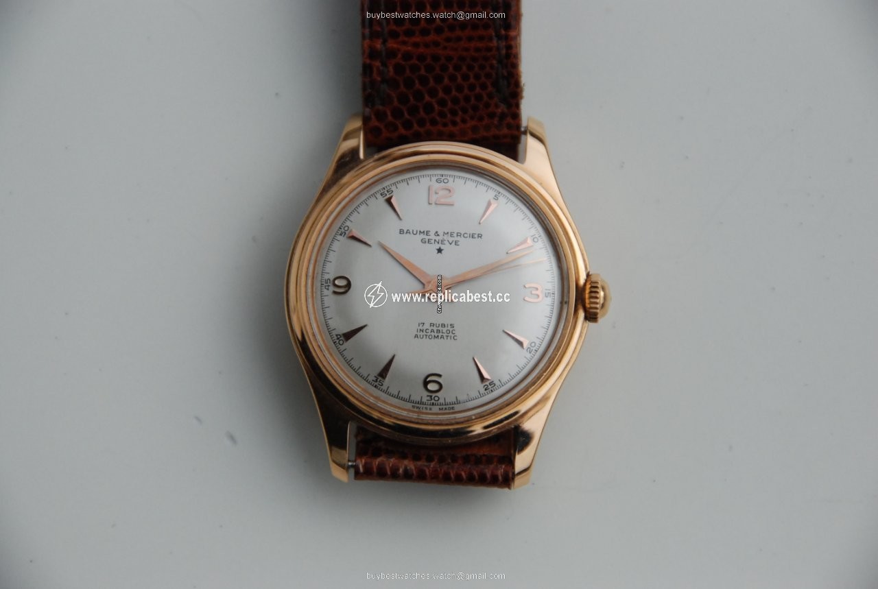 Baume & Mercier Mens watch Unisex Automatic Rose gold 3109