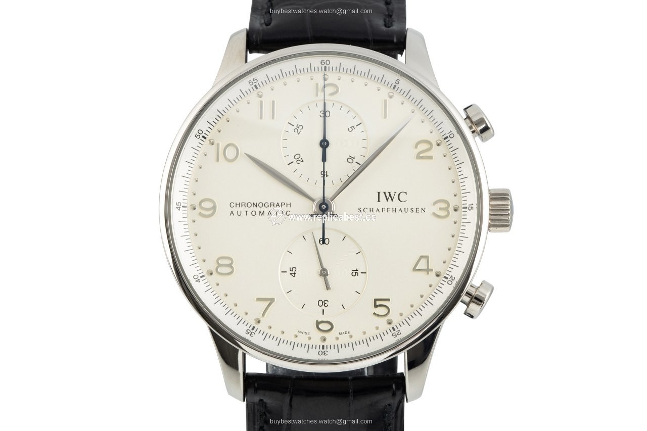 IWC Portuguese Chronograph Mens watch Unisex Automatic White gold 3714