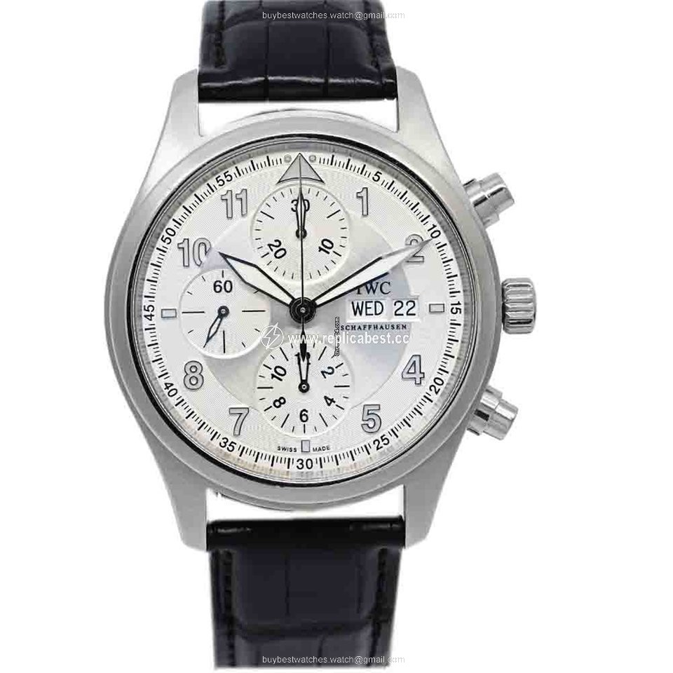 IWC Pilot Spitfire Chronograph Mens watch Unisex Automatic Steel IW370623