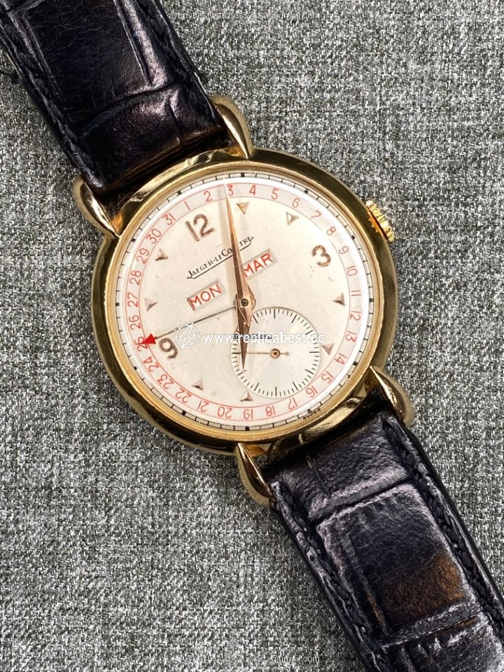 Jaeger-LeCoultre Mens watch Unisex Manual winding Rose gold Jaeger LeCoultre caliber 474 A