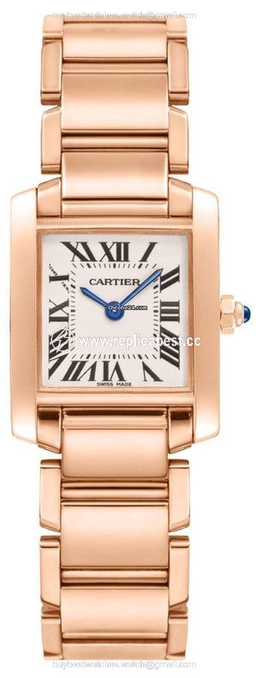Cartier Tank Francaise Womens watch Quartz Rose gold WGTA0029