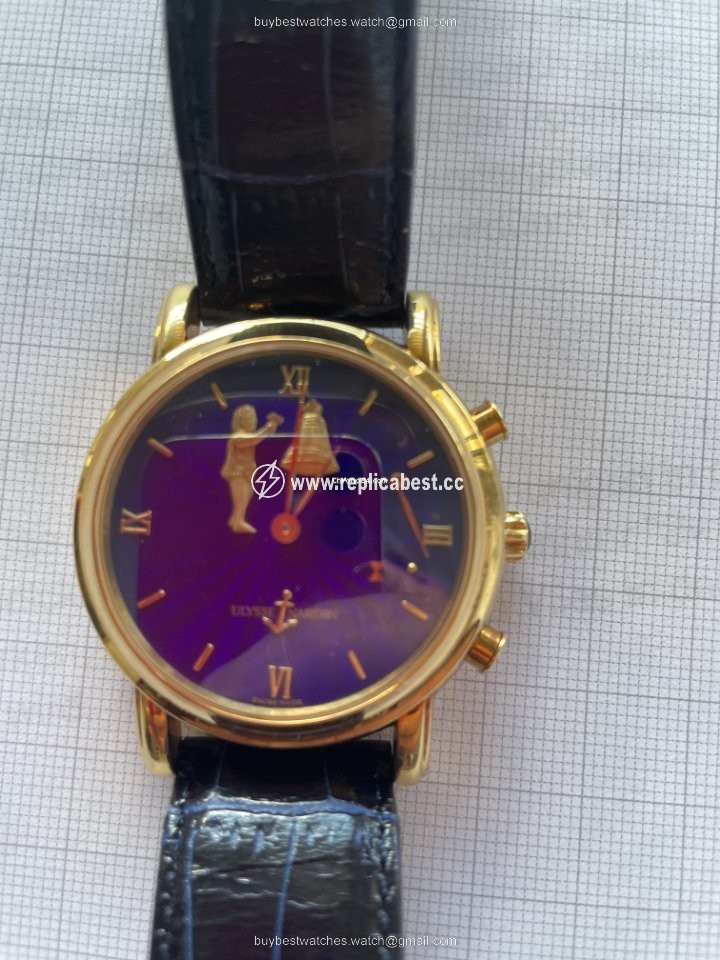 Ulysse Nardin Hourstriker Mens watch Unisex Automatic Yellow gold 751-22