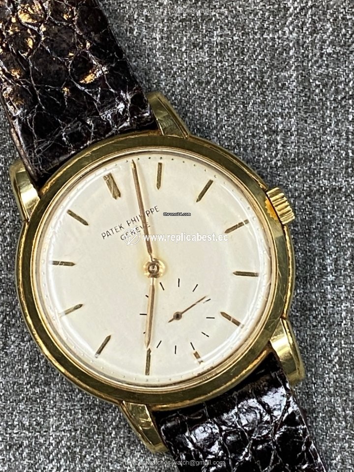 Patek Philippe Calatrava Mens watch Unisex Manual winding Yellow gold 2484