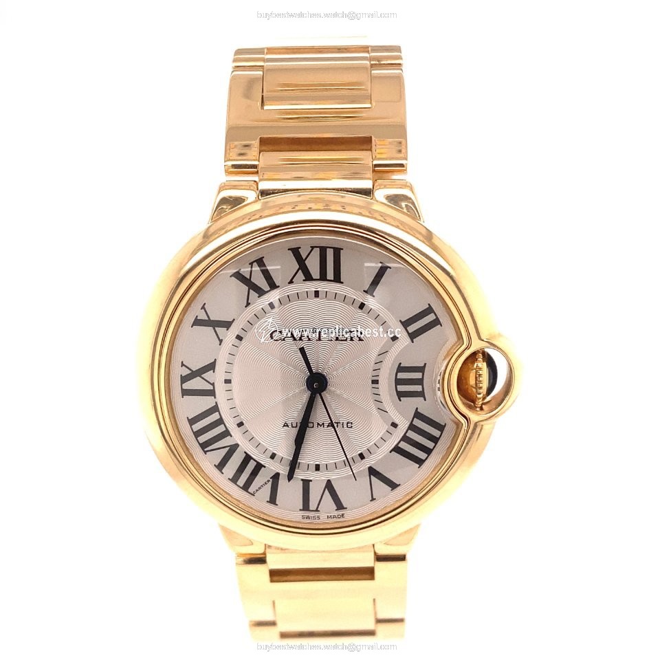 Cartier Ballon Bleu 36mm Womens watch Automatic Yellow gold W69003Z2
