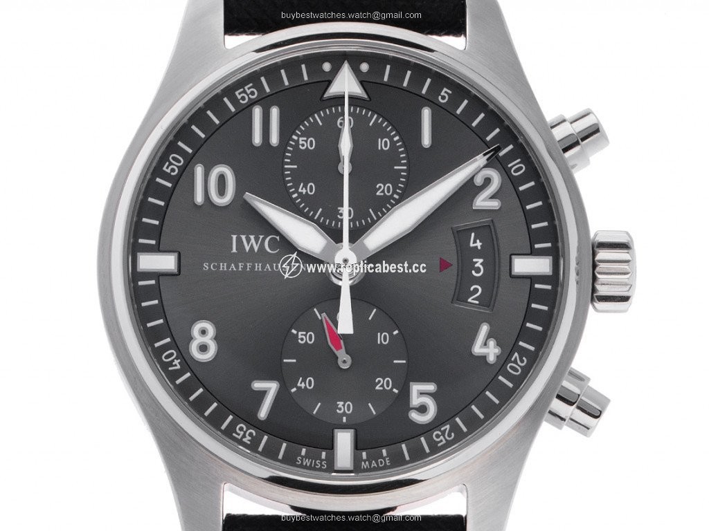 IWC Pilot Spitfire Chronograph Mens watch Unisex Automatic Steel 387802