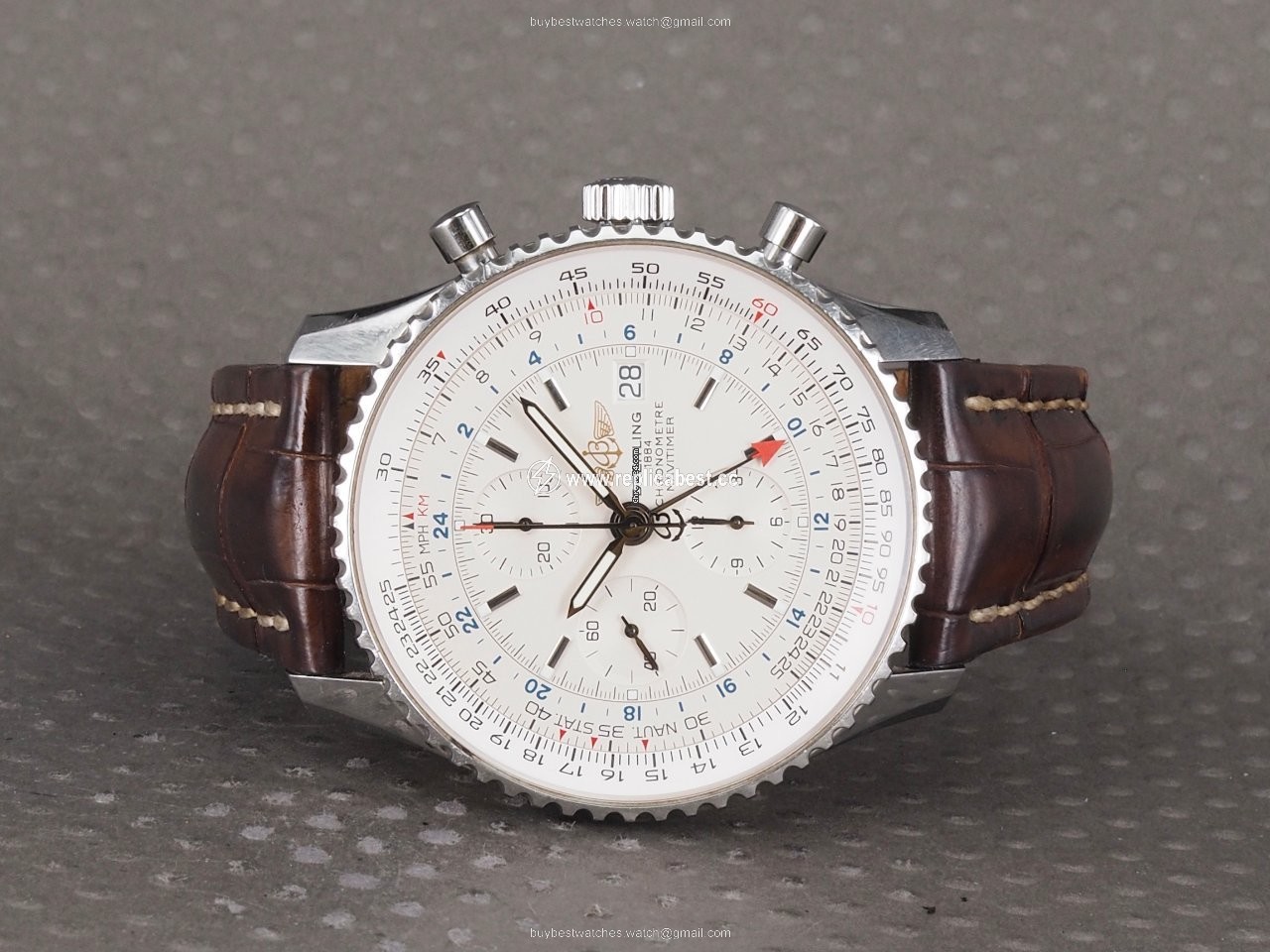Breitling Navitimer World Mens watch Unisex Automatic Steel A2432212 G571