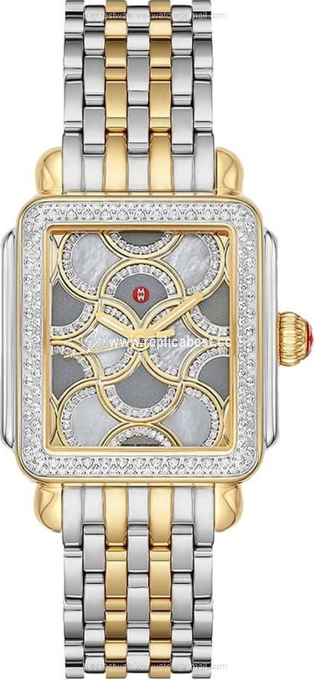Michele Deco Womens watch Quartz Yellow gold MWW06T000225
