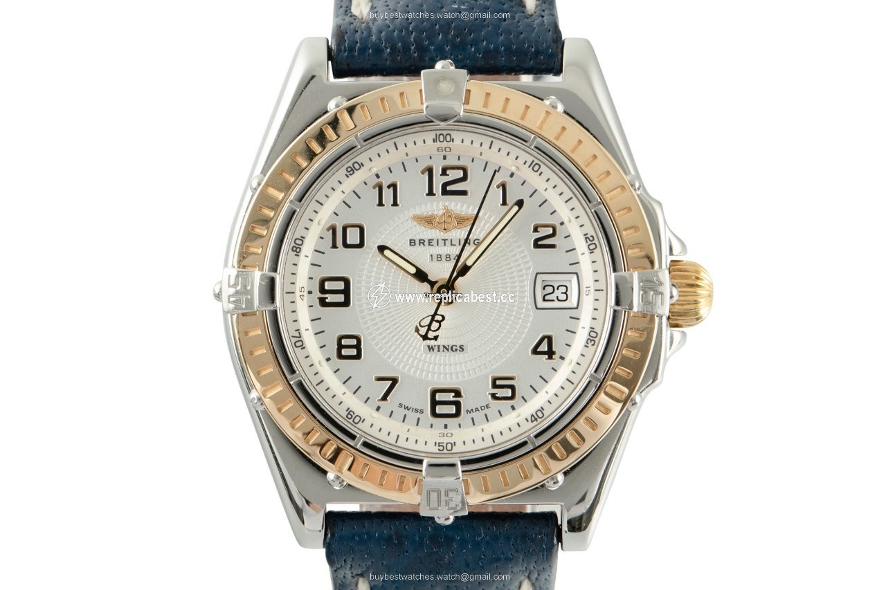 Breitling Wings Lady Womens watch Quartz Gold Steel D67050