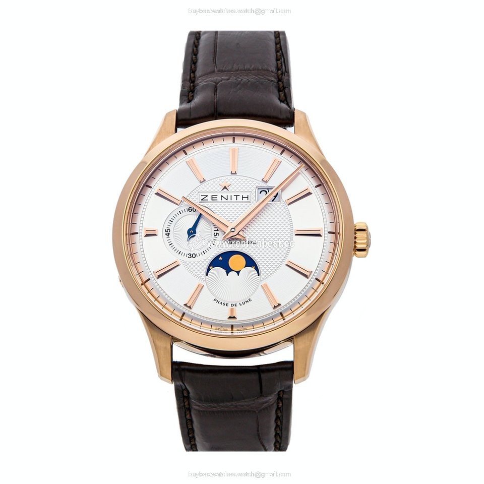 Zenith Captain Moonphase Mens watch Unisex Automatic Rose gold 18.2140.691 02.C498