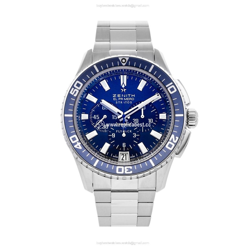 Zenith El Primero Stratos Flyback Mens watch Unisex Automatic Steel 03.2067.405 51.M2060