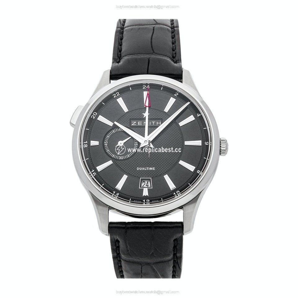 Zenith Elite Dual Time Mens watch Unisex Automatic Steel 03.2130.682 22.C493