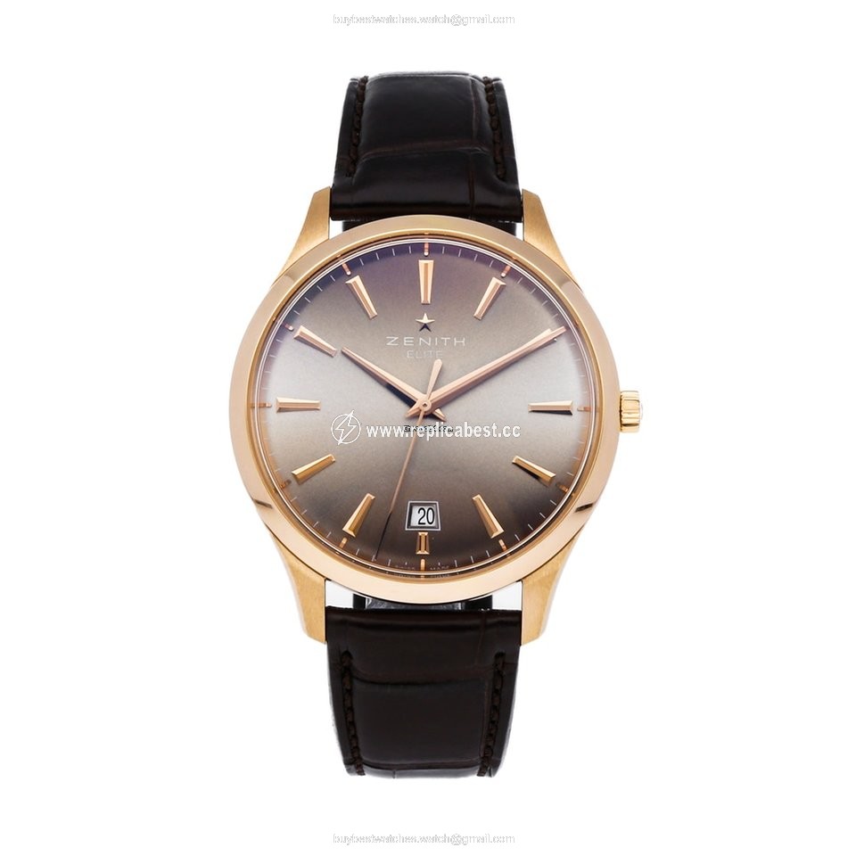 Zenith Captain Central Second Mens watch Unisex Automatic Rose gold 18.2020.670 22.C498