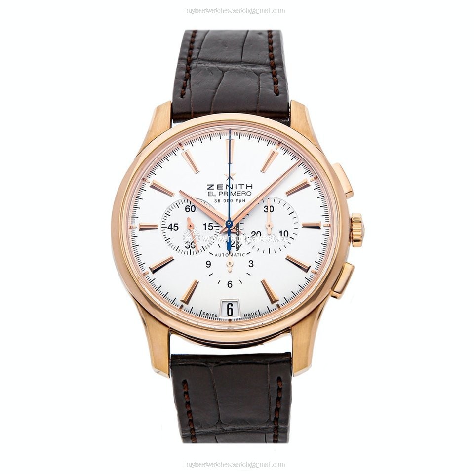 Zenith Captain Chronograph Mens watch Unisex Automatic Rose gold 18.2110.400 01.C498