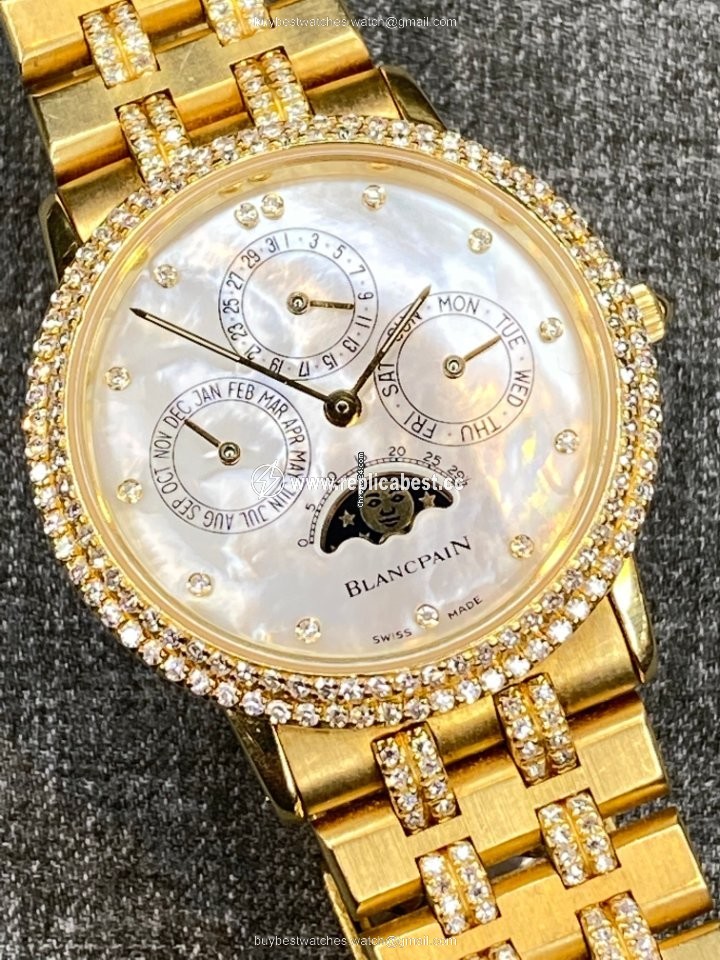 Blancpain Womens watch Automatic Yellow gold 5395
