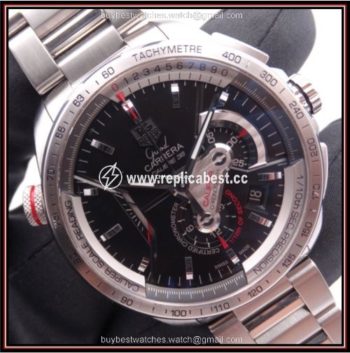 TAG Heuer Grand Carrera Mens watch Unisex Automatic Steel CAV5115.BA0902