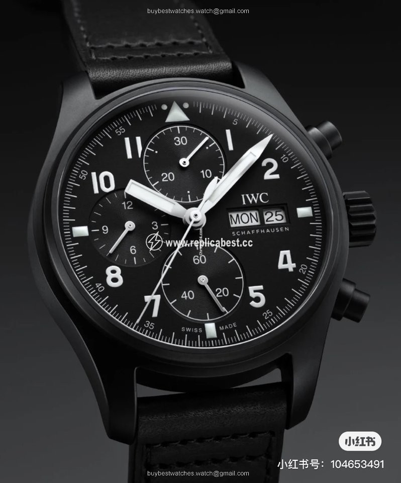 IWC Pilot Chronograph Mens watch Unisex Automatic Ceramic IW387905