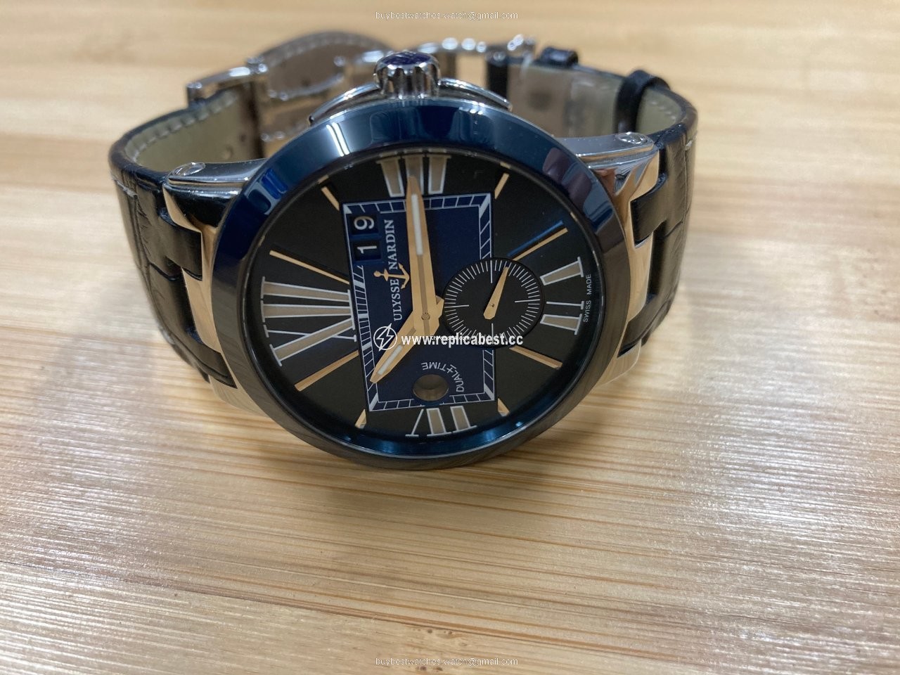 Ulysse Nardin Executive Dual Time Mens watch Unisex Automatic Steel 243-00 43