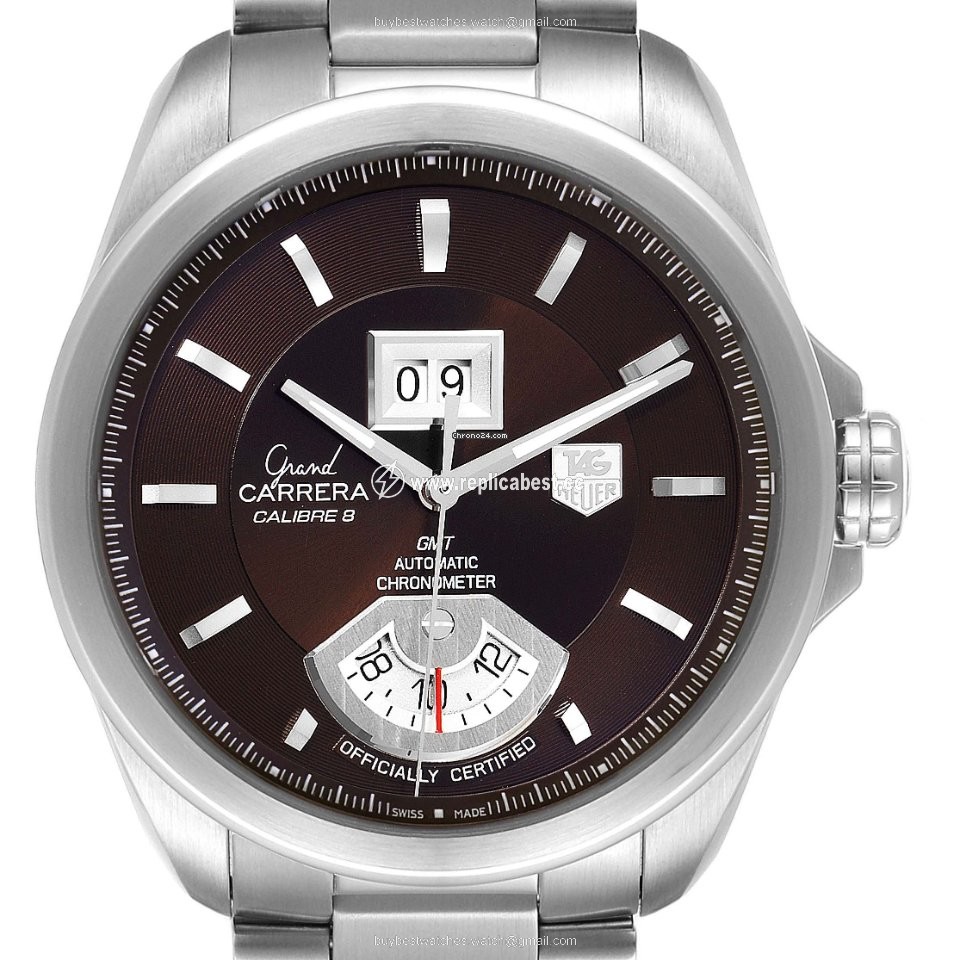 TAG Heuer Grand Carrera Mens watch Unisex Automatic Steel WAV5113.BA0901