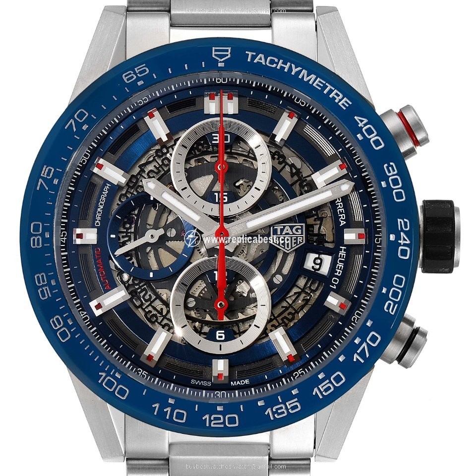 TAG Heuer Carrera Calibre HEUER 01 Mens watch Unisex Automatic Steel CAR201T.BA0766