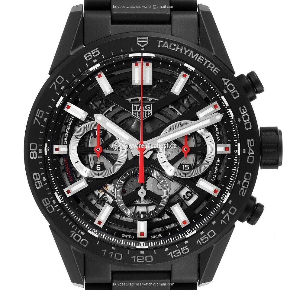 TAG Heuer Carrera Heuer-02T Mens watch Unisex Automatic Ceramic CBG2090.BH0661